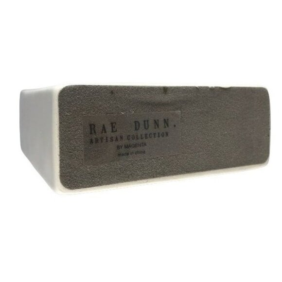 Rae Dunn by Magenta Artisan Paperweight LESS IS MORE / MORE OR LESS Double-Sided - Picture 4 of 5